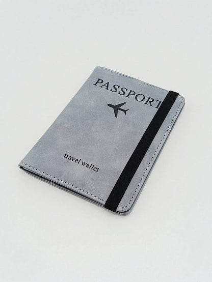 Slim Leather Travel Passport Wallet