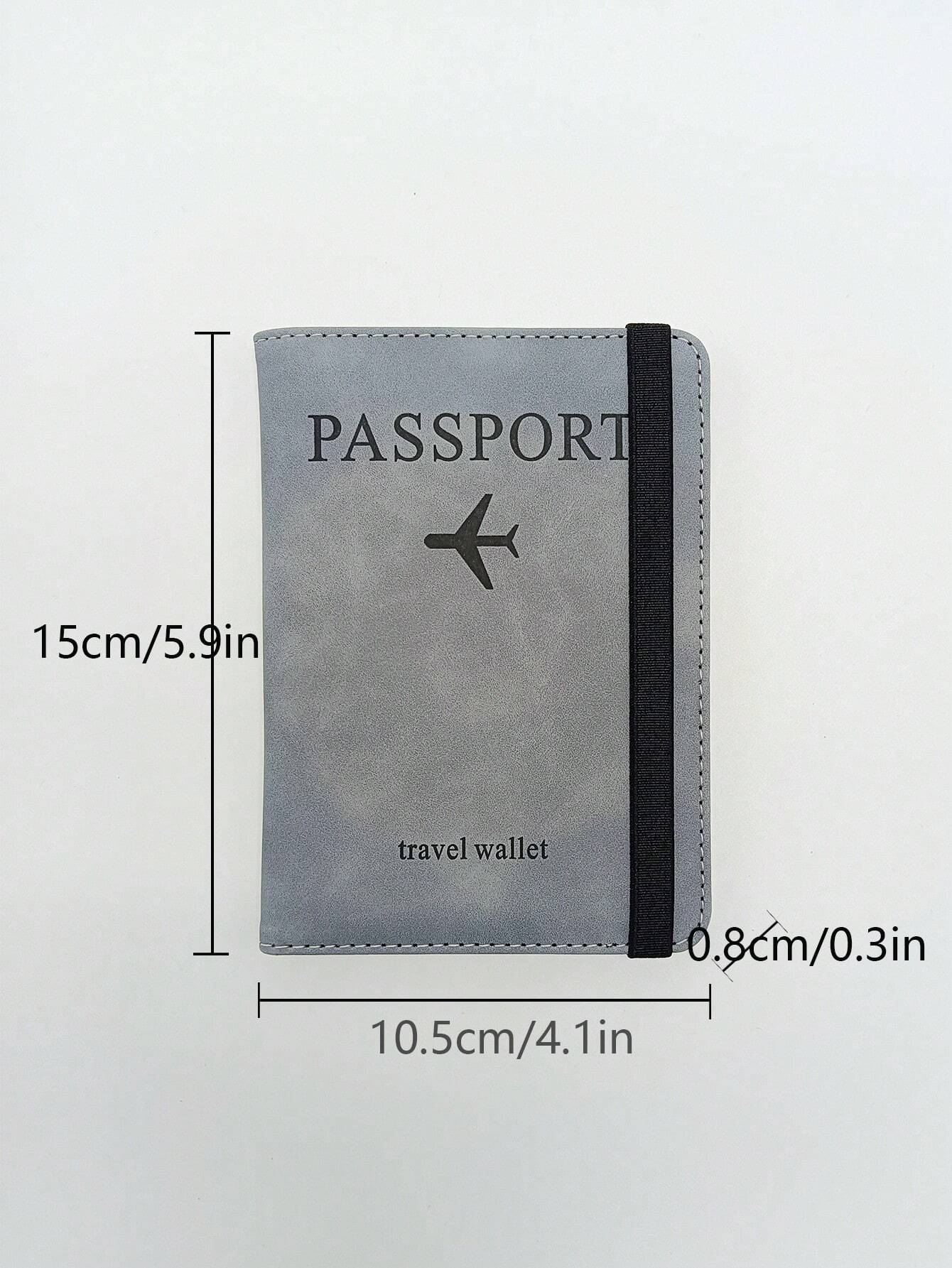 Slim Leather Travel Passport Wallet