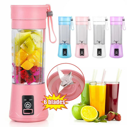 Blend Anywhere! Portable Blender - Rechargeable, Powerful, and On-The-Go!